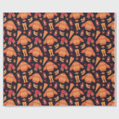 Cozy Herfst Cadeaupapier (Vlak)