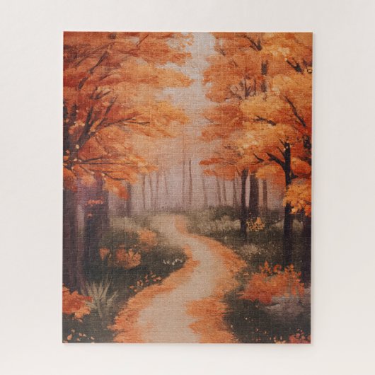 Cozy Herfst Forest Legpuzzel (Verticaal)