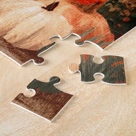 Cozy Herfst Forest Uil Legpuzzel (Zijkant)