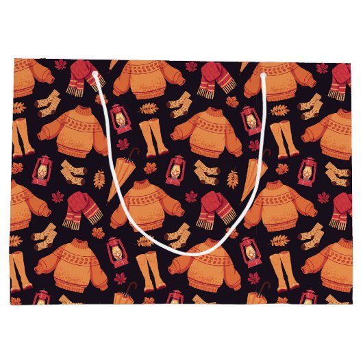 Cozy Herfst Groot Cadeauzakje (Achterkant)