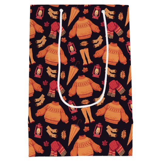 Cozy Herfst Medium Cadeauzakje (Achterkant)