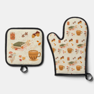 Cozy Herfst Ovenwant & Pannenlap Set