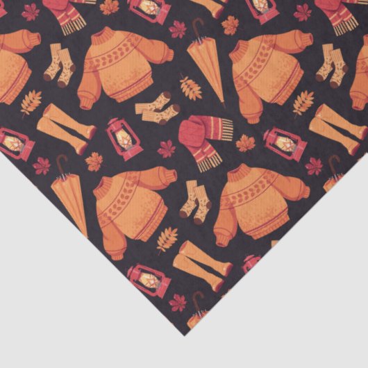 Cozy Herfst Tissuepapier (Detail)