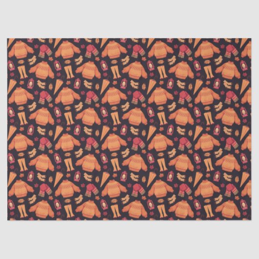 Cozy Herfst Tissuepapier (Voorkant)