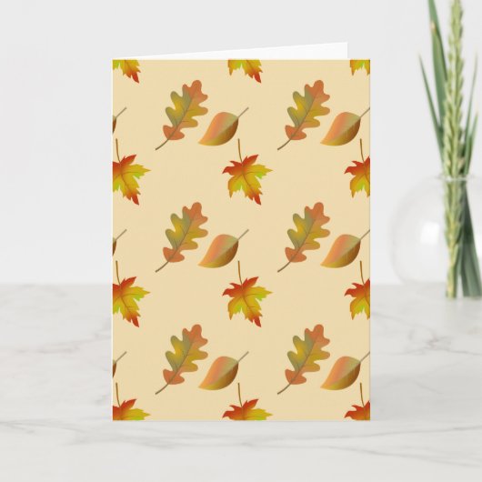 Cozy herfstappelbladeren bladeren eekbladeren  (Voorkant)