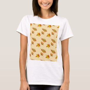 Cozy herfstesdoornbladeren eikenbladeren T-Shirt