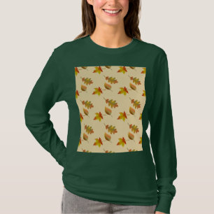 Cozy herfstesdoornbladeren eikenbladeren T-Shirt