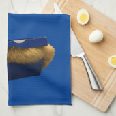 Cozy Hideaway: De gemberkat in de schoenendoos Theedoek (Quarter Fold)