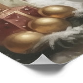 Cozy Highland Cow Christmas Farmhouse Wall Art Poster (Hoek)