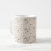Cozy Holiday Aesthetic Mok – Minimaal Wintergesche (Voorkant links)