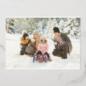 Cozy Holiday Deuren, Hot Drink & Foto Folie Uitnodiging (Achterkant)