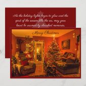 Cozy Holiday Feestdagenkaart (Voorkant / Achterkant)