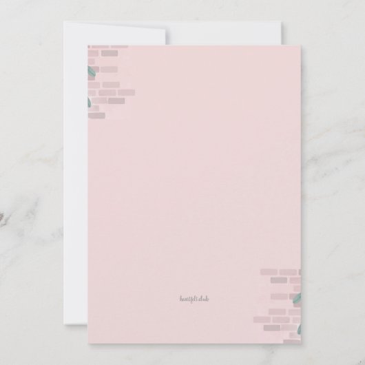 Cozy Home Housewarming Invitation Kaart (Achterkant)