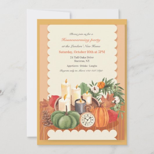 Cozy Home Housewarming Invitation Kaart (Voorkant)