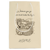 Cozy Home Medium Cadeauzakje (Voorkant)