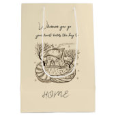 Cozy Home Medium Cadeauzakje (Achterkant)