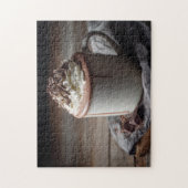 Cozy Hot Chocolate Whipped Cream Photo Legpuzzel (Verticaal)