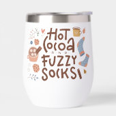 Cozy Hot Cocoa en Fuzzy Sokken Ontwerp (Links)