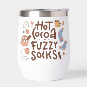Cozy Hot Cocoa en Fuzzy Sokken Ontwerp