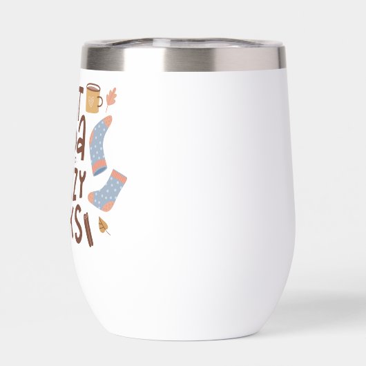 Cozy Hot Cocoa en Fuzzy Sokken Ontwerp (Achterkant)