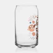 Cozy Hot Cocoa en Fuzzy Sokken Ontwerp Blikvorm Glas (Rechts)