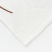 Cozy Hot Cocoa en Fuzzy Sokken Ontwerp Fleece Deken (Hoek)