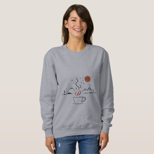 Cozy Hot Cocoa Winter Hoodie Trui (Voorkant volledig)