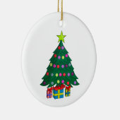 Cozy kerstboom keramisch ornament (Rechts)