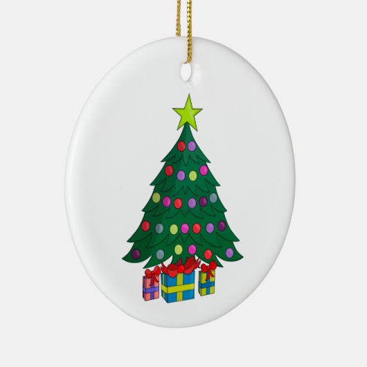 Cozy kerstboom keramisch ornament (Rechts)