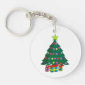 Cozy kerstboom sleutelhanger (Voorkant)