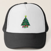 Cozy kerstboom trucker pet (Voorkant)