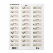 Cozy kerstgroetings etiket (Full Sheet)