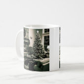 Cozy Kersthaard Koffiemok (Voorkant links)