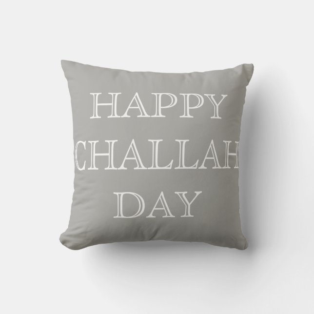 Cozy KerstHappy Challah Day Kussen (Voorkant)
