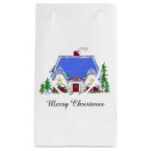 Cozy Kersthuis Klein Cadeauzakje (Voorkant)