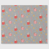 Cozy Kerstmis Cadeaupapier (Vlak)