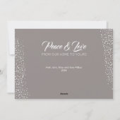 Cozy Kerstmis Feestdagenkaart (Achterkant)