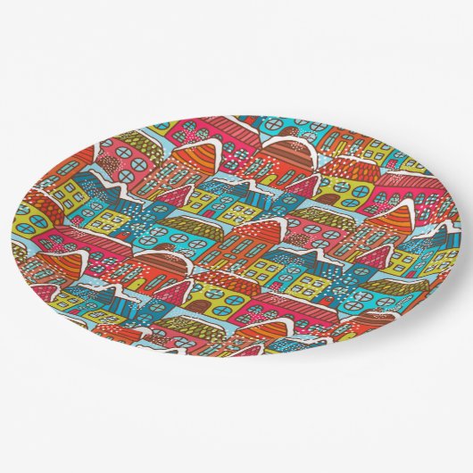 Cozy Kerstmis Papieren Bordje (Gekanteld)