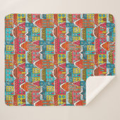 Cozy Kerstmis Sherpa Deken (Voorkant (horizontaal))