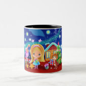 Cozy Kerstmis Tweekleurige Koffiemok (Center)