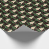 Cozy Kerstpattern Cadeaupapier (Hoek)