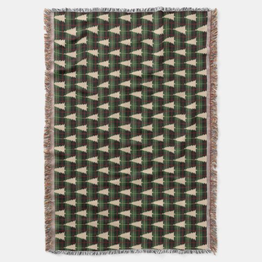Cozy Kerstpattern Deken (Voorkant Verticaal)