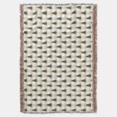 Cozy Kerstpattern Deken (Voorkant Verticaal)