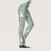 Cozy Kerstpattern Leggings (Rechts)