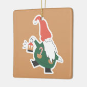 Cozy kerstversiering keramisch ornament (Links)