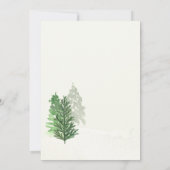 Cozy Kerstvesting Nieuwe Home Holiday Beweging Aankondiging (Achterkant)