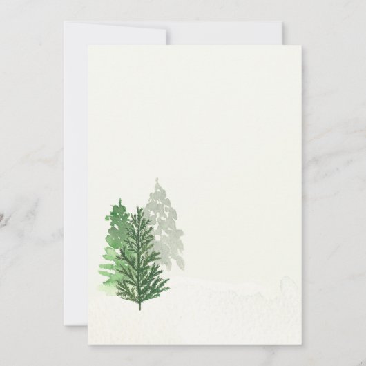 Cozy Kerstvesting Nieuwe Home Holiday Beweging Aankondiging (Achterkant)