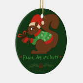 Cozy kerstvirel keramisch ornament (Rechts)