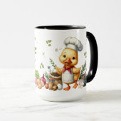 Cozy Kitchen Ducks Cute Cooking Design Mok (Voorkant rechts)