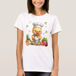 Cozy Kitchen Ducks Cute Cooking Design T-shirt